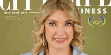 Катерина Бригадин на обладинці глянцу