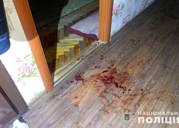 Кривава розправа. Фото Нацполіції