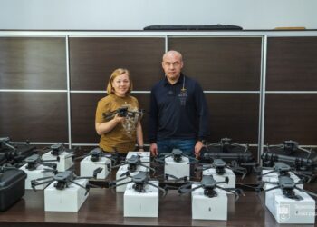 Передані коптери. Фото ТМР