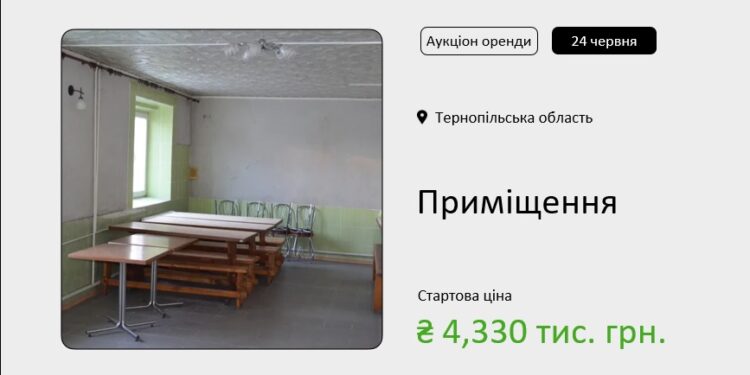 Умови оренди приміщення