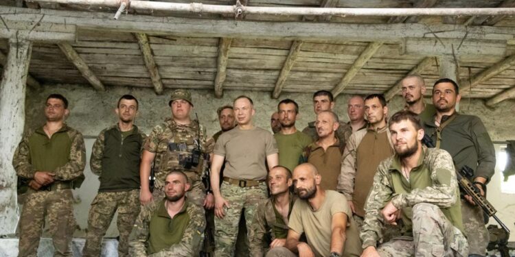 Головком з бійцями