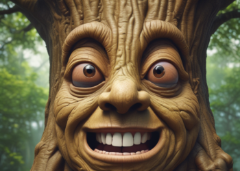 Дерево. Зображення згенероване ШІ