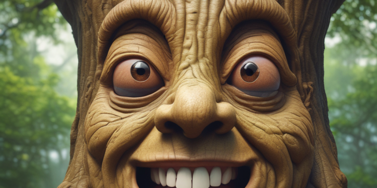 Дерево. Зображення згенероване ШІ