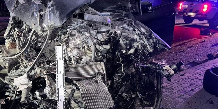 Наслідки автотрощі. Фото Нацполіція