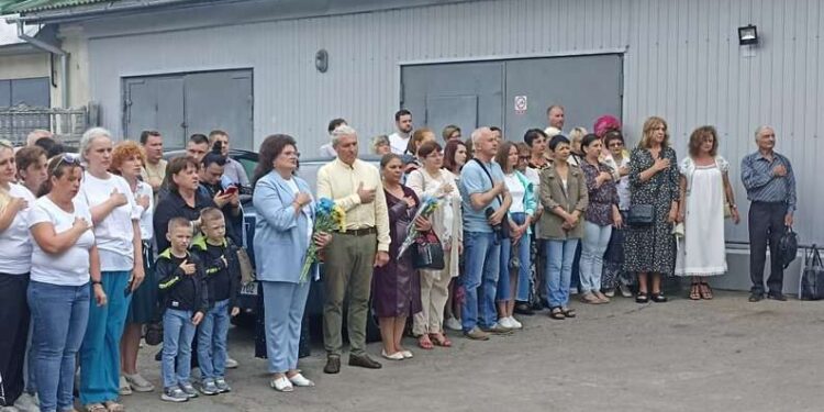 Відкриття меморіальної дошки захиснику Віталію Венгеру. Суспільне Тернопіль