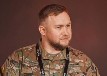 Арсен Дмитрик. Фото з офіційної сторінки 12-ої бригади спеціального призначення Азов НГУ