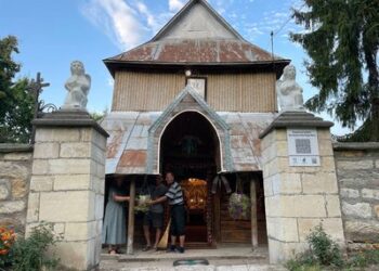 Дерев’яний храму 17 століття в селі Сокілець на Тернопільщині. Серпень 2024. Суспільне Тернопіль
