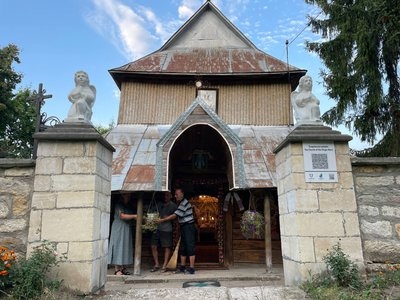 Дерев’яний храму 17 століття в селі Сокілець на Тернопільщині. Серпень 2024. Суспільне Тернопіль