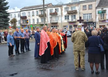 Зустріч тіла Героя у Теребовлі