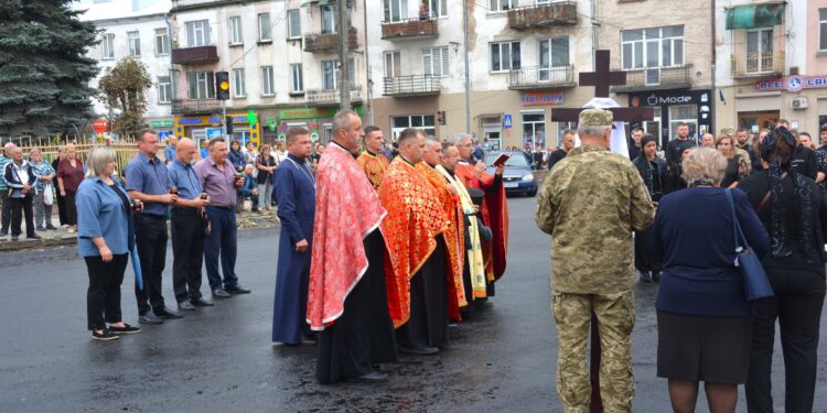 Зустріч тіла Героя у Теребовлі