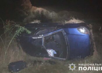 Автотроща на Тернопільщині. Фото Нацполіція