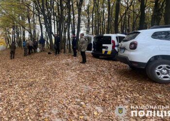 Пошуки жінки на Бережанщині. Фото Нацполіції