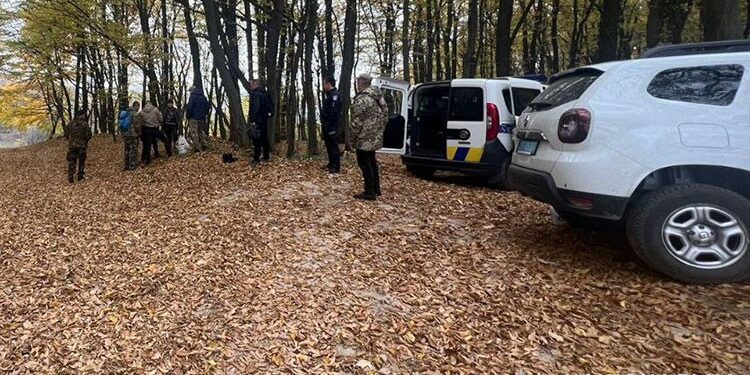 Пошуки жінки на Бережанщині. Фото Нацполіції