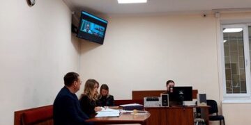 Під час засідання Львівського апеляційного суду. Суспільне Львів