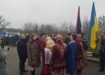 День Соборності України відзначили на мосту через Збруч