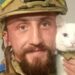Військовослужбовець 105 окремої територіальної бригади ЗСУ Михайло та кішка Зефірка. 105 окрема бригада тероборони ЗСУ