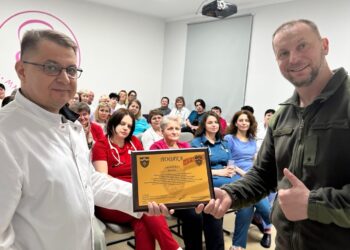 Військові подякували директору перинатального центру