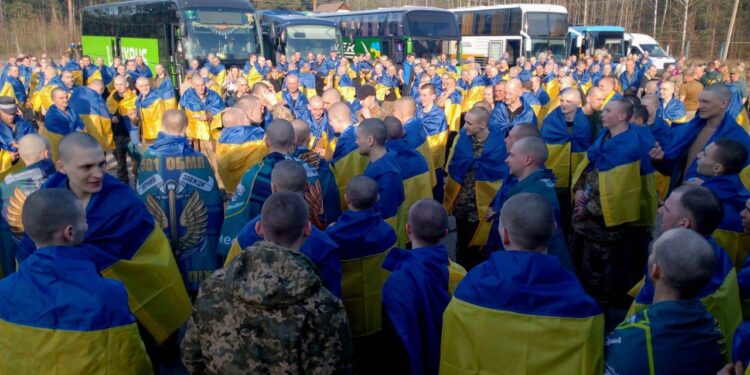 277 воїнів звільнені з російського полону