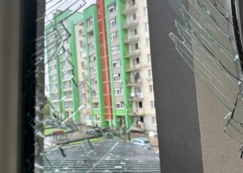 Наслідки ворожого удару ракетою по Тернополю