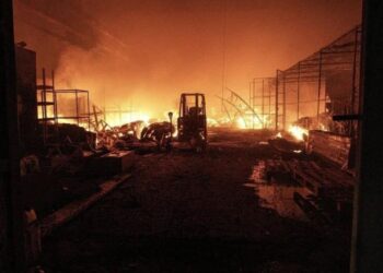 Вибух на газопроводі в промзоні Тернополя