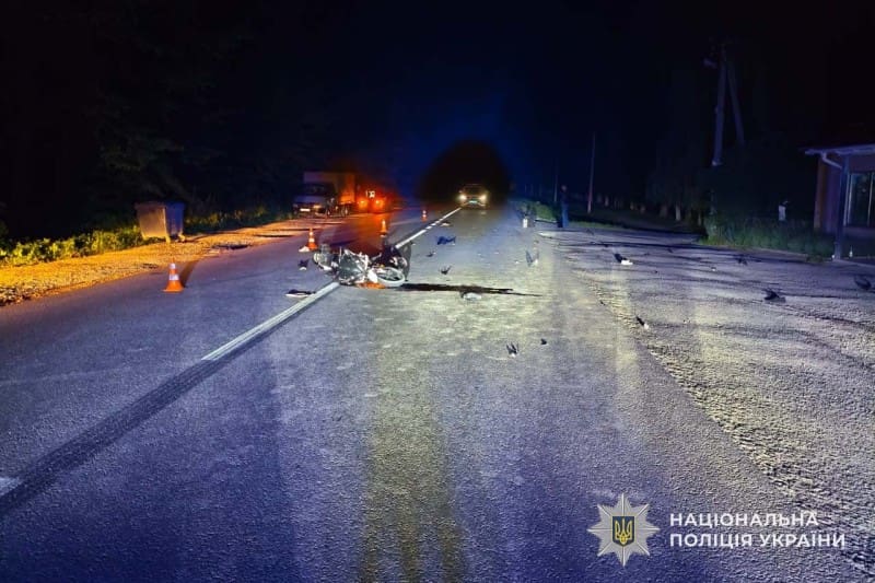 Місце ДТП. Фото Нацполіції