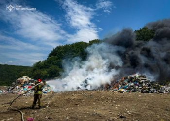 Жителі Тернопільщини продовжують масово палити траву