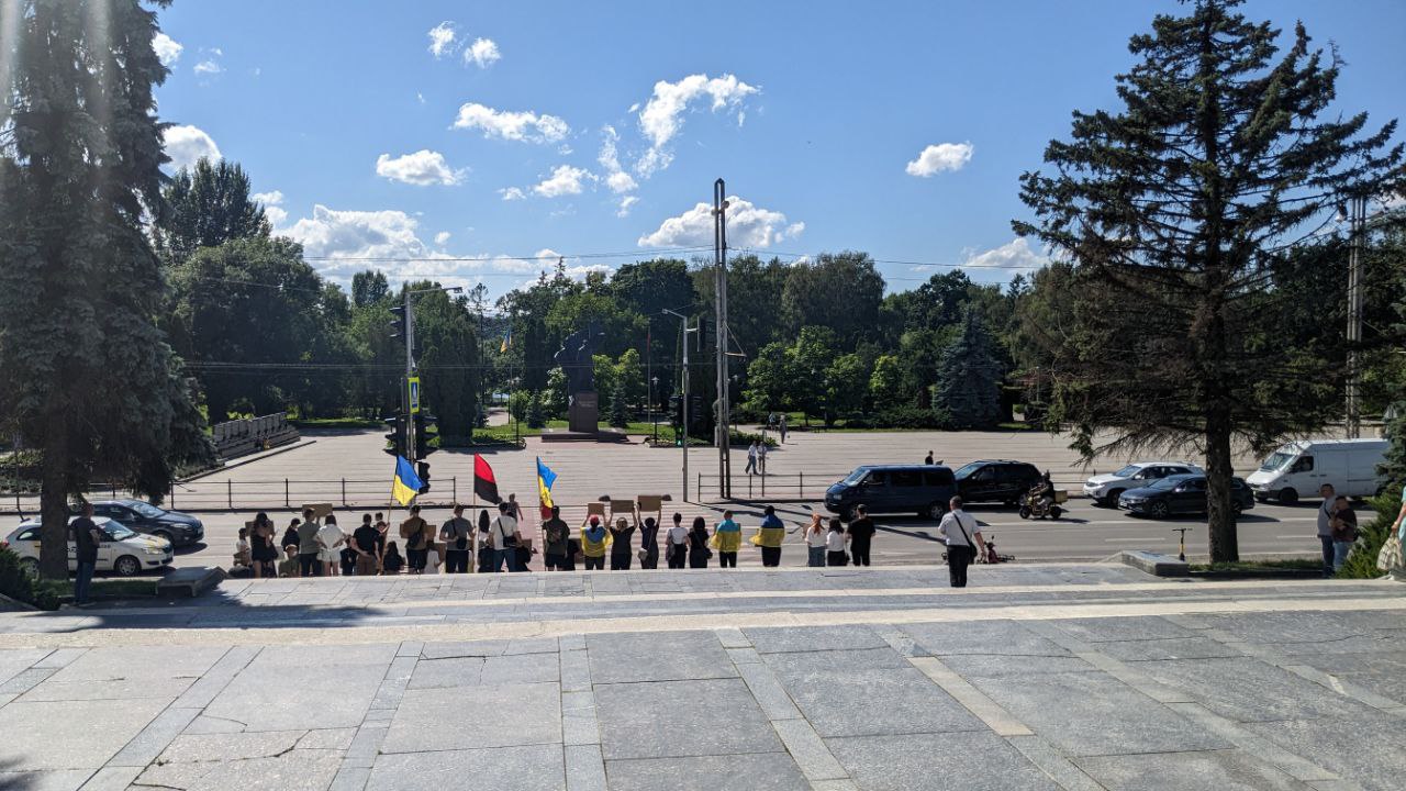 Протести під ОДА