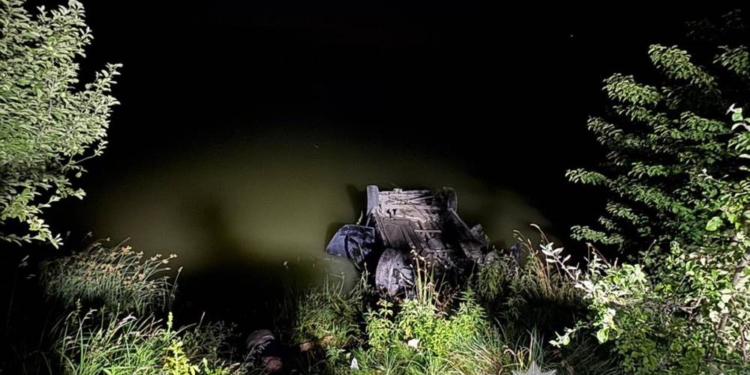 Авто потонуло разом із водієм