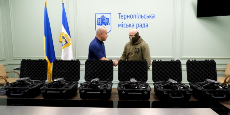 Шість квадрокоптерів DJI Mavic для бійців 24 бригади