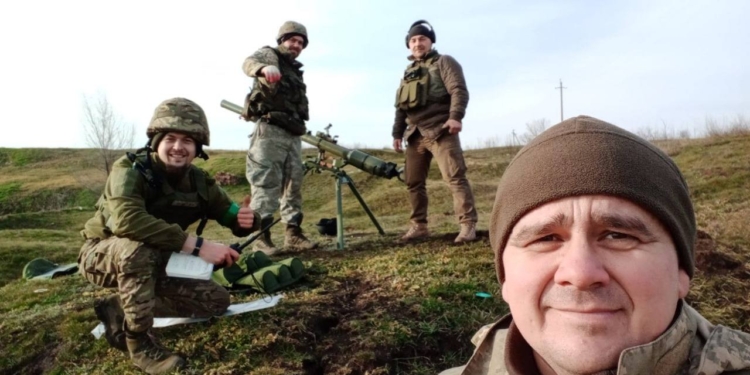 Володимир Хорват Брославський на фронті