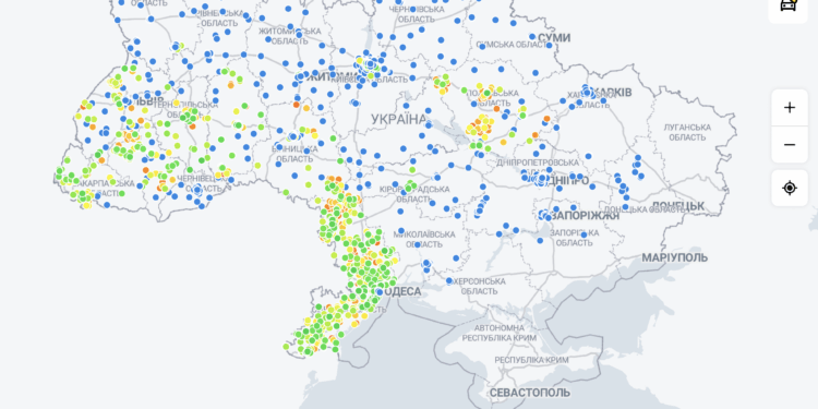 Мапа безбар’єрності Тернополя