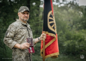 Олексій Кайда отримав на фронті орден За мужність