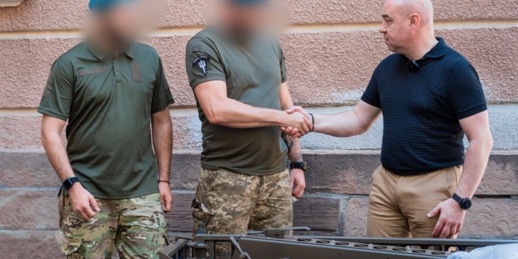 Батальйон морської піхоти отримав дрон Мураха від Тернополя