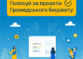 Розпочалося голосування за проєкти Громадського бюджету