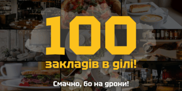 До кампанії Смачно бо на дрони! приєдналося 100 закладів