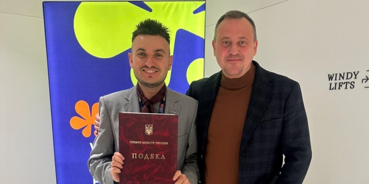Юрій Вітяк отримав Подяку Прем’єр-міністерки