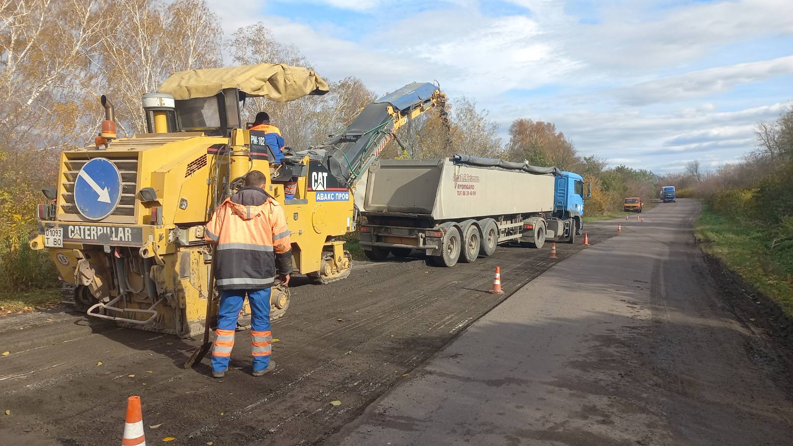 Роботи з утримання та благоустрою доріг