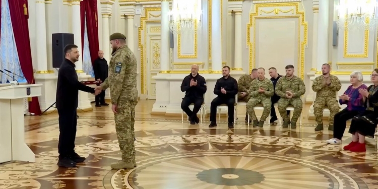 Захисник став кавалером ордена За мужність