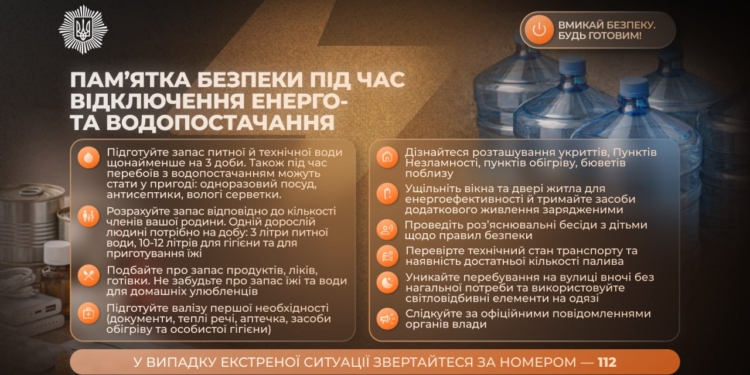 У МВС нагадали першочергові дії