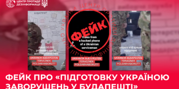 Фейк про «підготовку Україною заворушень у Будапешті»