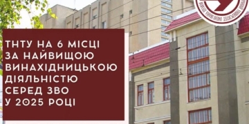 Інноваційний прорив ТНТУ: університет посів 6-те місце в Україні за кількістю винахідницьких заявок