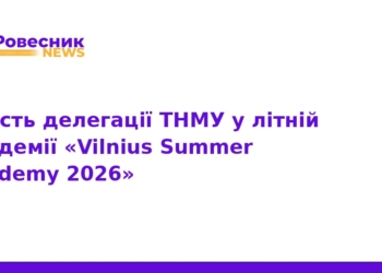 Студенти ТНМУ на Vilnius Summer Academy 2026