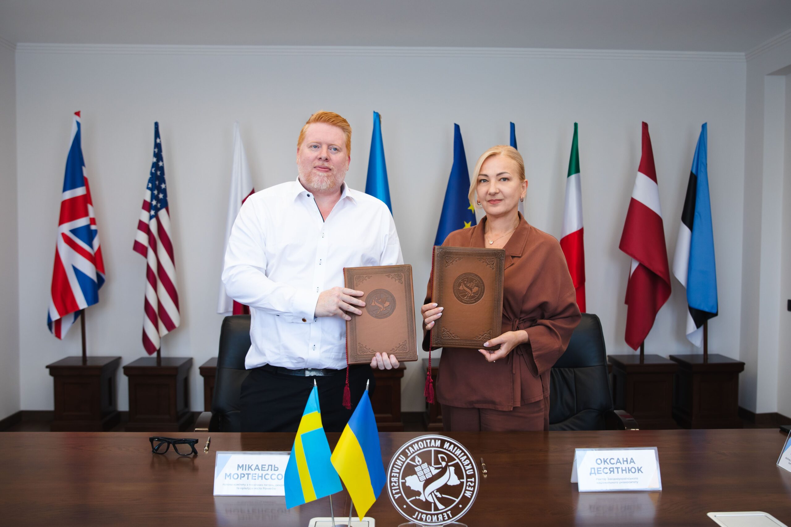ЗУНУ зміцнює зв’язки зі Швецією: візит делегації з Роннебю