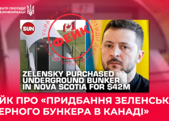 фейк про бункер Зеленського