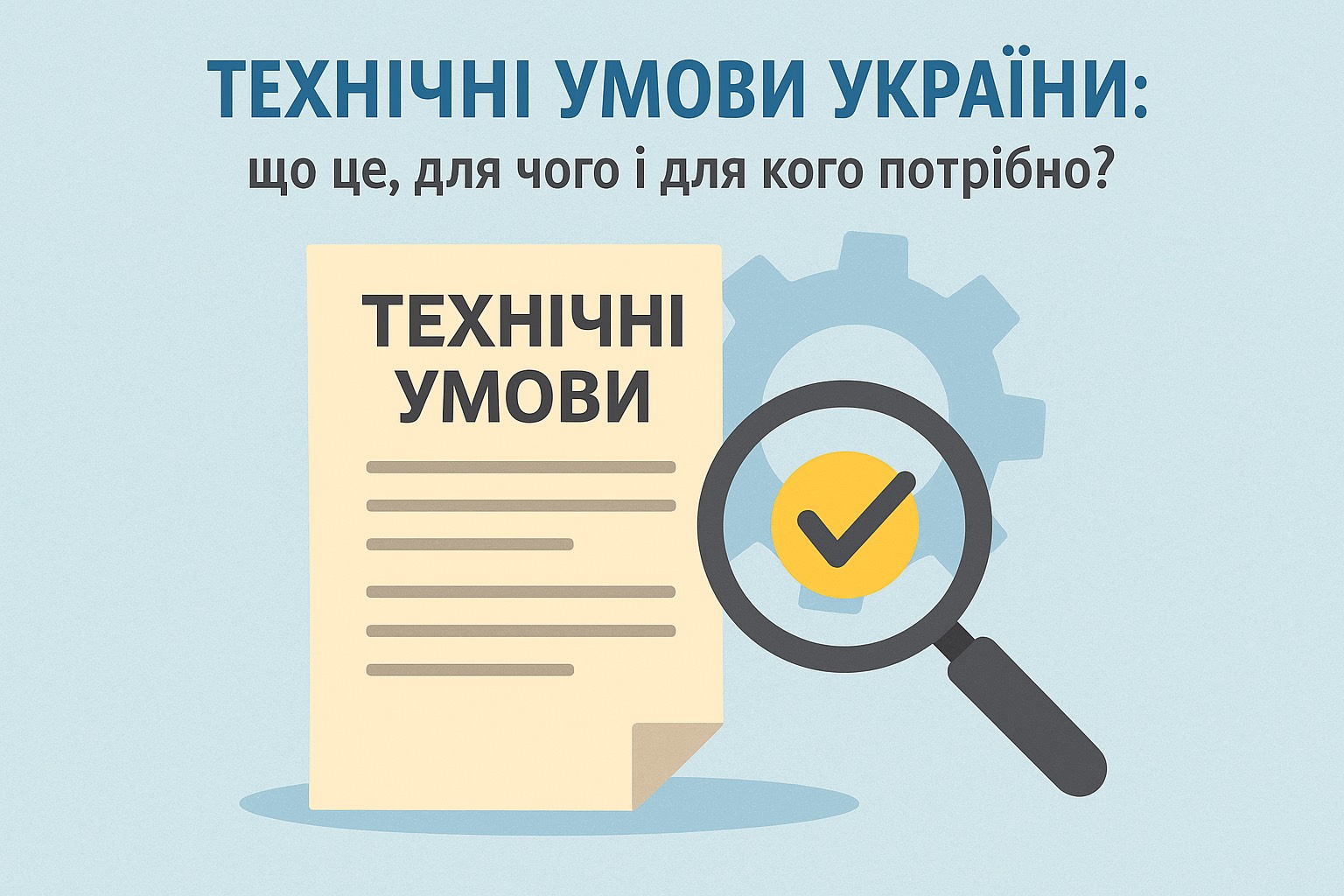 Чи потрібно реєструвати технічні умови в Україні