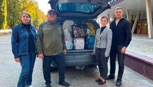 ТНПУ передав допомогу бійцям 105-ї бригади ТрО